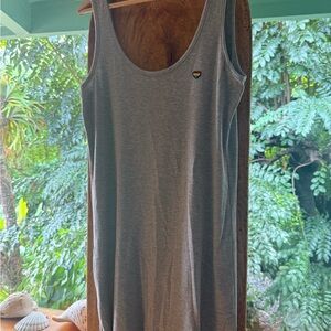 Spiritual Gangster Gray Comfortable Dress